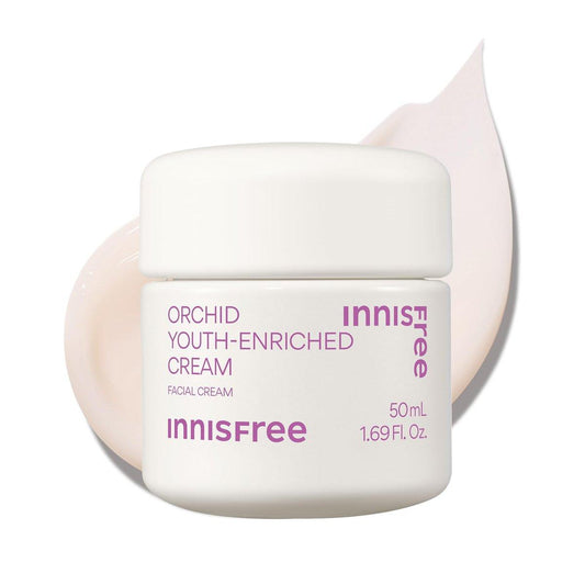 innisfree Orchid Youth-Enriched Cream – Koreanische Gesichtscreme für Festigkeit, Feuchtigkeit und jugendliche Haut