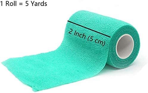 KISEER 30er-Pack 2 Zoll x 5 Yards Selbstklebende Bandage, Farben gemischt, Atmungsaktiv, Kohäsiv, Elastisch, Sportverband, Handgelenk, Knöchel