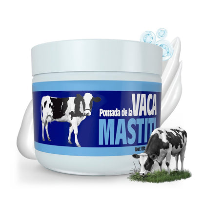 POMADA DE LA VACA MASTITI Feuchtigkeitsspendende Salbe – Intensive Pflege für gesund aussehende Haut; Ideal für Hautpflege, Stillbedarf und Kosmetikerin-Zubehör | 2 Unzen | 1er-Pack