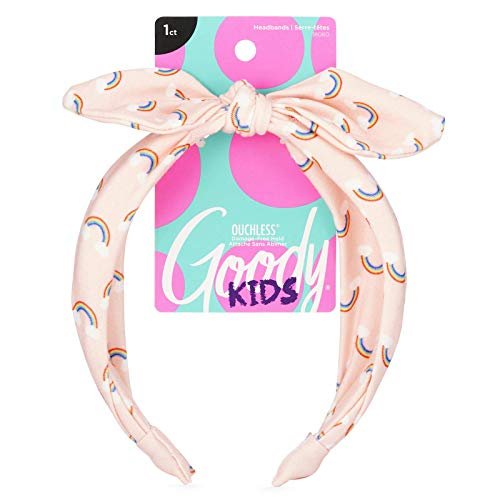 Goody Kinder-Stirnband mit Regenbogenprint – Bequemer Sitz für den ganzen Tag – Für alle Haartypen – Haaraccessoires