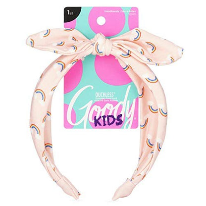 Goody Kinder-Stirnband mit Regenbogenprint – Bequemer Sitz für den ganzen Tag – Für alle Haartypen – Haaraccessoires