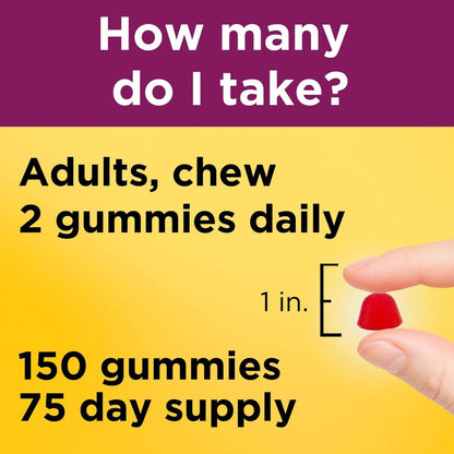 Nature Made Multivitamin für Frauen – Gummibärchen mit Vitaminen für die tägliche Nährstoffversorgung, 150 Stück, 75-Tage-Vorrat