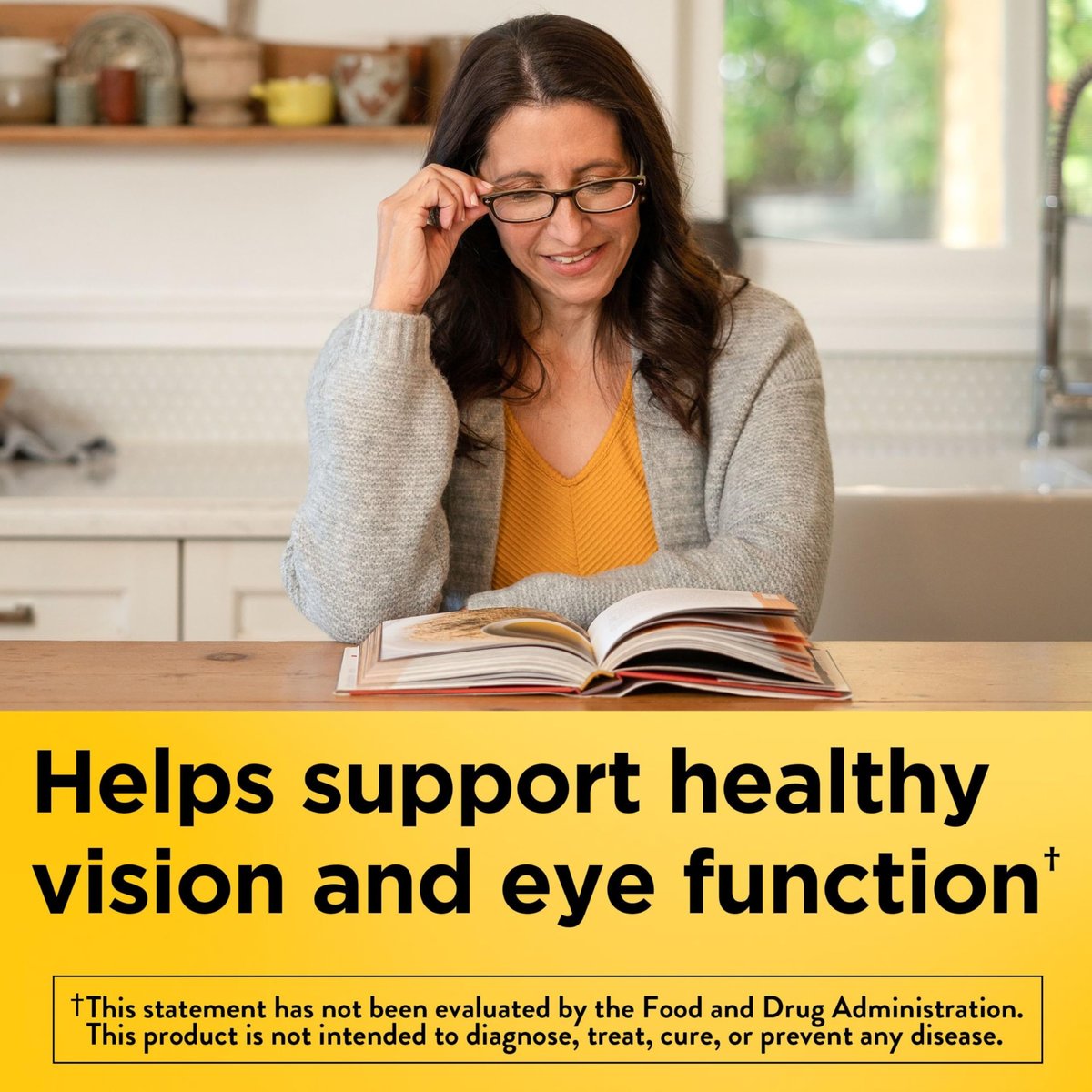 Nature Made Vision nach AREDS2-Formel – Augen-Vitamine mit Lutein & Zeaxanthin, Vitamin C, Vitamin E, Zink und Kupfer für gesunde Sehkraft und Augenfunktion, 60 Softgels, 30-Tage-Versorgung