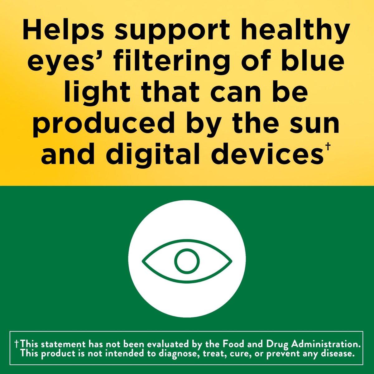 Nature Made Vision nach AREDS2-Formel – Augen-Vitamine mit Lutein & Zeaxanthin, Vitamin C, Vitamin E, Zink und Kupfer für gesunde Sehkraft und Augenfunktion, 60 Softgels, 30-Tage-Versorgung
