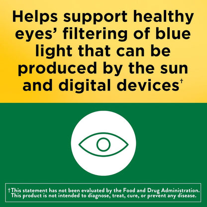 Nature Made Vision nach AREDS2-Formel – Augen-Vitamine mit Lutein & Zeaxanthin, Vitamin C, Vitamin E, Zink und Kupfer für gesunde Sehkraft und Augenfunktion, 60 Softgels, 30-Tage-Versorgung