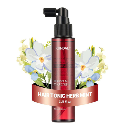 Kundal Koffein Haarausfall Kopfhaut Tonic – Beruhigt die Kopfhaut, stimuliert die Haarfollikel, mit Vitamin B3, Teebaum- und Pfefferminzöl, Koreanische Haarpflege, 100 ml
