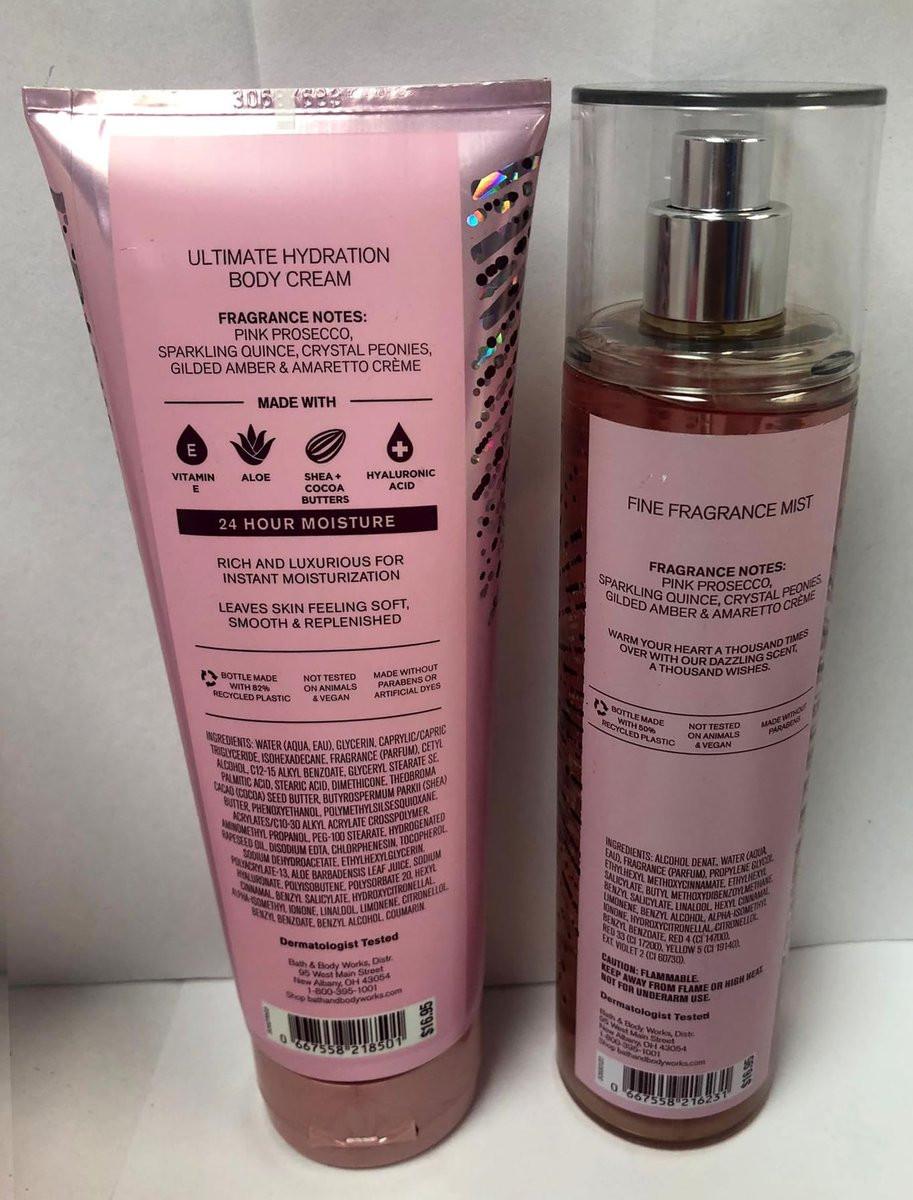 Bath and Body Works – A Thousand Wishes – Geschenkset – Feiner Duftnebel & Körpercreme