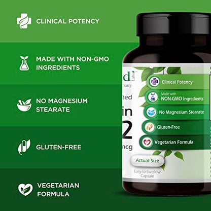EMERALD LABS Vitamin D3+K2 - Vitamin D & VitalDelta MK-7 für Knochengesundheit & Herzunterstützung* - Vegetarisch, Glutenfrei, Klinische Potenz - 60 Kapseln