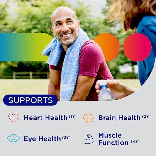 Centrum Silver Multivitamin für Männer 50+ – Nahrungsergänzungsmittel mit Vitamin D3, B-Vitaminen und Zink, glutenfrei, nicht gentechnisch verändert, unterstützt Gedächtnis und Kognition – 100 Tabletten