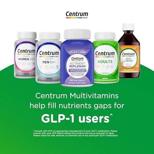 Centrum Multivitamin für Frauen – Multivitamin-/Mineralstoffpräparat mit Eisen, Vitamin D3, B-Vitaminen und Antioxidantien Vitamin C und E, glutenfrei, ohne Gentechnik – 65 Tabletten