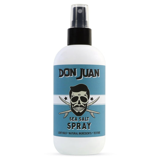 Don Juan Sea Salt Haarstyling Spray | Leichter Halt | Volumen & Textur für natürliche Looks | Surf Wax Duft, 236 ml