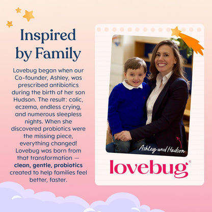 LOVEBUG Probiotische Gummis für Kinder – Organische, veganfreundliche, bodenbasierte Probiotika für Kinder ab 4 Jahren zur Unterstützung der Darmgesundheit, Verdauung und des Immunsystems, 30 Erdbeer-Gummis