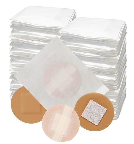 Vakly Spot-Pflaster rund 2,2 cm (200 Stück) – sterile, transparente Kunststoff-Wundpflaster mit saugfähiger Wundauflage für kleine Schnitte, Pickel, Impfungen und Blasen