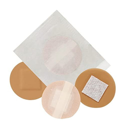Vakly Spot-Pflaster rund 2,2 cm (200 Stück) – sterile, transparente Kunststoff-Wundpflaster mit saugfähiger Wundauflage für kleine Schnitte, Pickel, Impfungen und Blasen