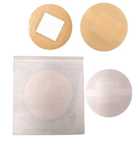 Vakly Spot-Pflaster rund 2,2 cm (200 Stück) – sterile, transparente Kunststoff-Wundpflaster mit saugfähiger Wundauflage für kleine Schnitte, Pickel, Impfungen und Blasen