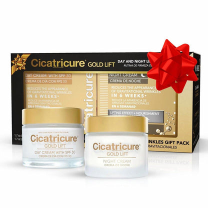 Cicatricure Gold Lift Tages- und Nachtcreme Geschenkset – Anti-Falten-Creme für Frauen, Anti-Aging-Gesichtscreme mit Peptiden, straffender und Lift-Effekt für reife Haut, 1,7 oz pro Tube