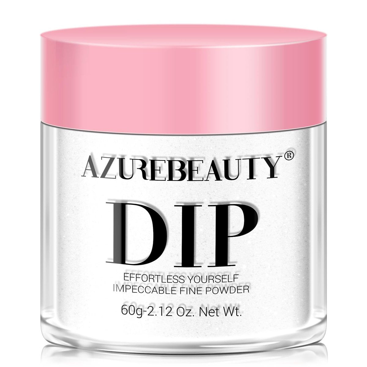 AZUREBEAUTY Dip Powder Clear Color Pro 60g – Transparentes Acryl-Dipping-Pulver für French Nail Art, Starter-Maniküre, Salon & DIY zu Hause, geruchsfrei, langanhaltend, kein Nagellampen erforderlich