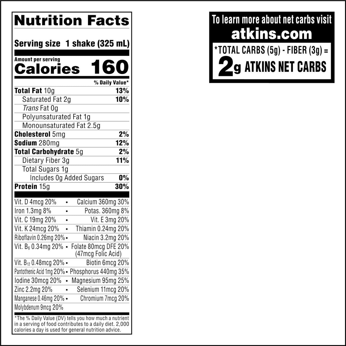 Atkins Energy Shake Cremiges Karamell, 4er-Pack (3er-Pack) – 12 Flaschen