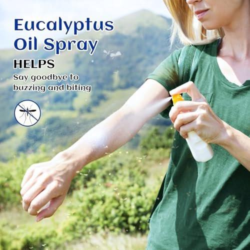 HIQILI Eukalyptus Bio Öl 30 ml – 100% reines Naturtherapeutikum, Premium-Glaspipette für Diffuser, Luftreiniger, Reinigung, Hautpflege