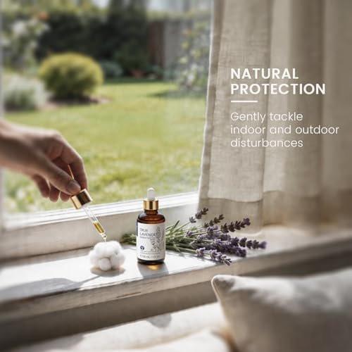 HIQILI Lavendel Öl für Diffuser, Aromatherapie & Lufterfrischung – Ideal zur Entspannung, Geruchsbeseitigung & für eine friedliche Atmosphäre – 30 ml