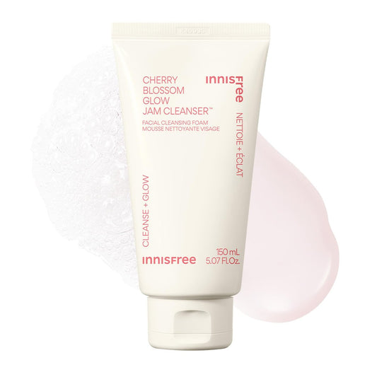 innisfree Cherry Blossom Glow Jam Cleanser – Sulfatfreier koreanischer Gesichtsreiniger für Glasskin-Effekt