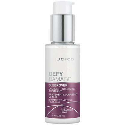 Joico Defy Damage Sleepover Overnight Nourishing Treatment | Keine Spülung | Mit Arginin & Keratin | 3,38 oz