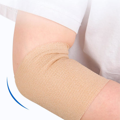24 Stück Braune Atmungsaktive Selbstklebende Bandage 5 cm, Mehrzweck-Vlies-Kohäsivwickel - Tierbandage | Sporttape | Medizinisches Tape für Knöchelverstauchungen, Schwellungen, Haustiere