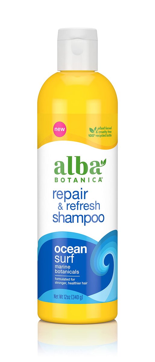 Alba Botanica Repair & Refresh Shampoo, Ocean Surf, 12 Unzen – regenerierendes und erfrischendes Shampoo