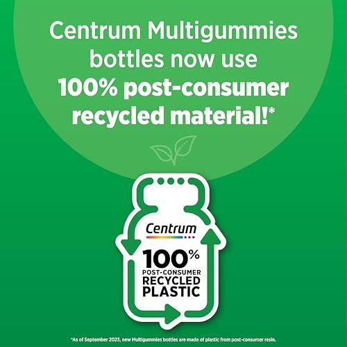 Centrum Multivitamin Gummies – 100 Stück, Tägliche Vitaminergänzung für Erwachsene