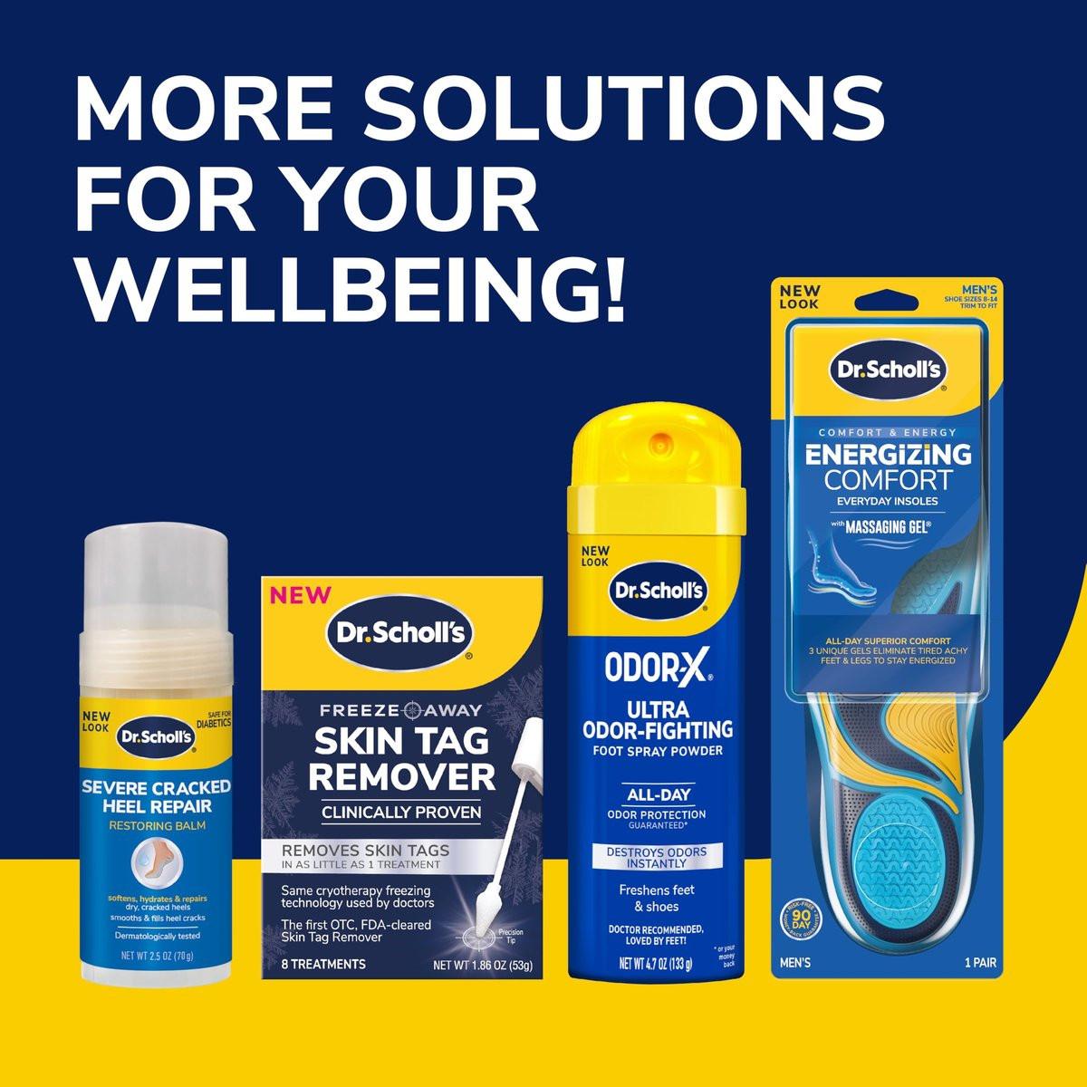 Dr. Scholl's ODOR-X Fußgeruch Probiotischer Spray, 118 ml – Beseitigt sofort schlechte Gerüche und verhindert deren Wiederkehr