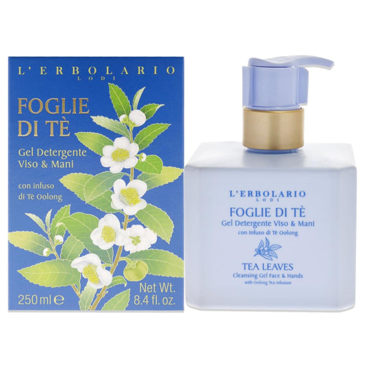 L'Erbolario Duschgel mit Teeblättern – Pflegendes, feuchtigkeitsspendendes und schützendes Duschbad für erfrischende Reinigung, 250 ml