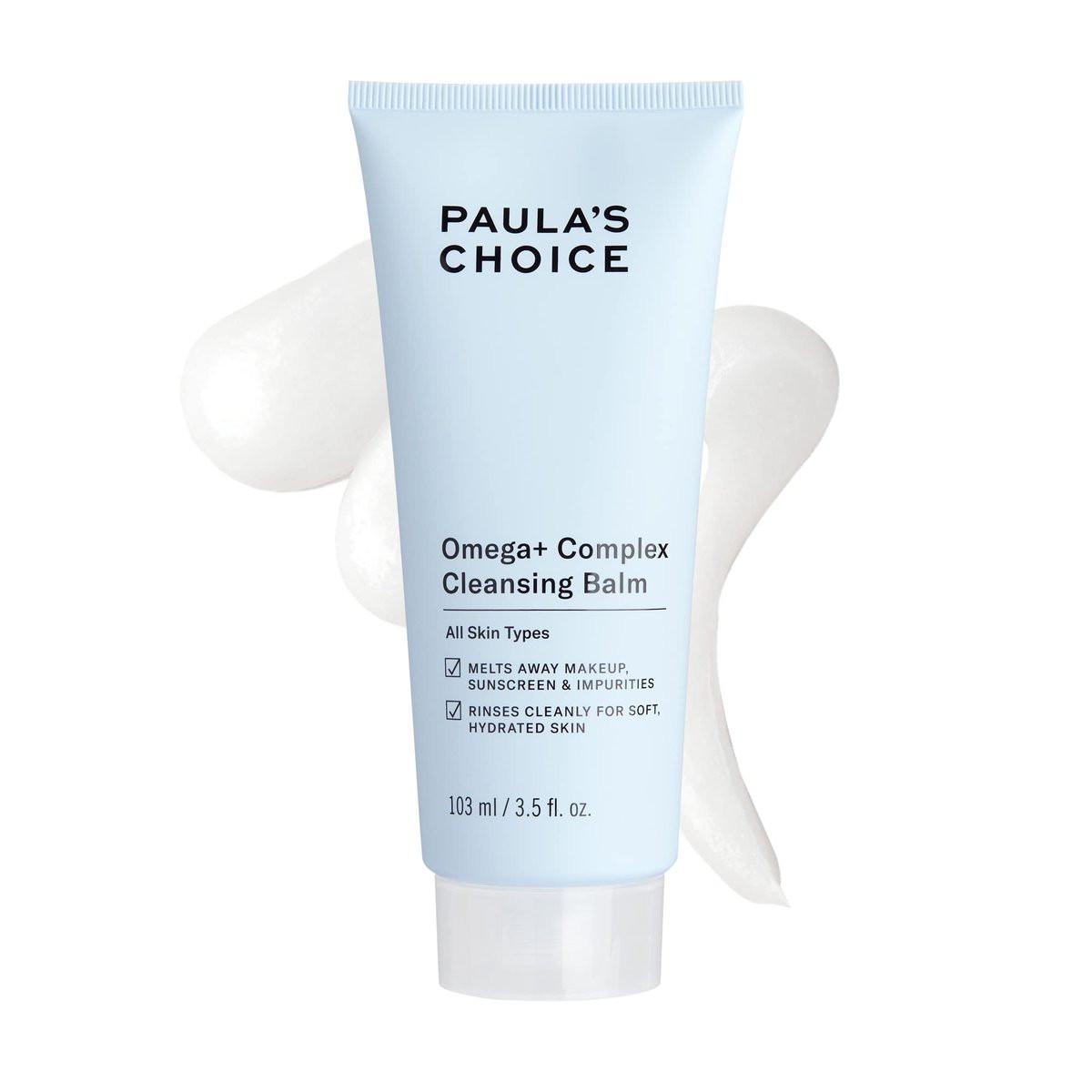 Paula's Choice Omega Complex Reinigungsbalsam – Sanfter Make-up-Entferner & Gesichtsreiniger für trockene & empfindliche Haut, 3,5 fl oz
