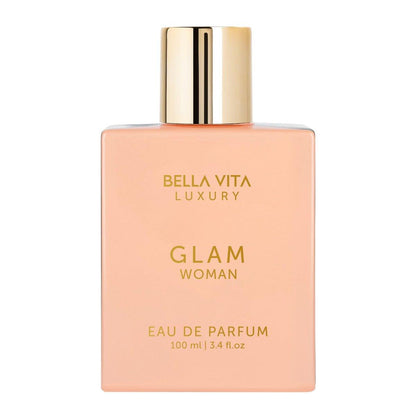 Bellavita Luxury Glam Eau de Parfum 100 ml – Luxuriöses Damenparfüm mit weißen Blüten, afrikanischer Orange, Jasmin und Patchouli – Langanhaltender Duft