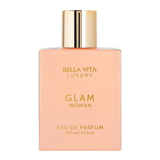 Bellavita Luxury Glam Eau de Parfum 100 ml – Luxuriöses Damenparfüm mit weißen Blüten, afrikanischer Orange, Jasmin und Patchouli – Langanhaltender Duft