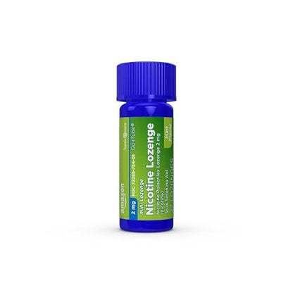 Basic Care Mini Nikotin-Polacrilex Lutschtablette 2 mg, Minzgeschmack, Raucherentwöhnungshilfe, 27 Stück