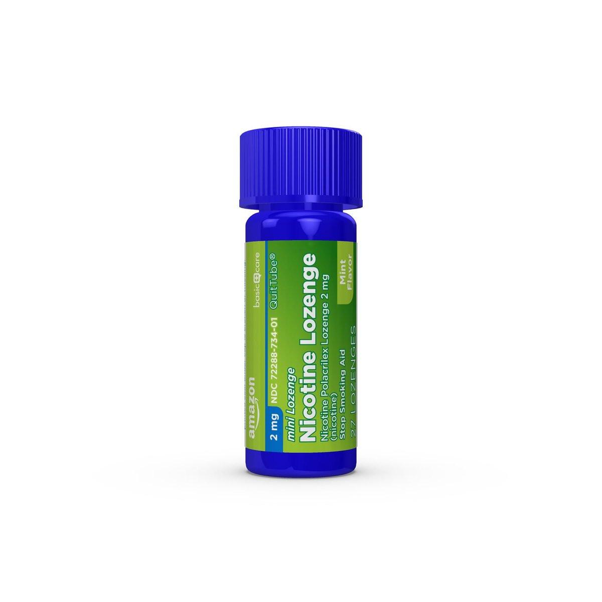 Basic Care Mini Nikotin-Polacrilex Lutschtablette 2 mg, Minzgeschmack, Raucherentwöhnungshilfe, 27 Stück