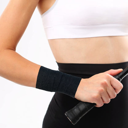 24er Pack 2" x 5 Yards CARBOU Selbstklebende Bandagen Sportwickel, Athletische Elastische Kohäsionsbandage für Sport, Verletzungen, Behandlungen und Genesung, Erste-Hilfe-Veterinärwickel für Katzen, Hunde - Schwarz