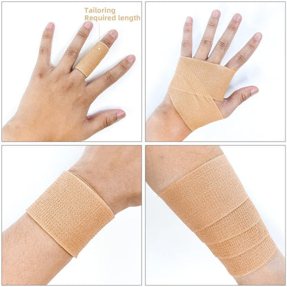 24er Pack 2" x 5 Yards Carbou Selbstklebende Bandagen Vorwickel, Athletische Elastische Kohäsionsbandage für Sport, Verletzungen, Behandlungen und Genesung, Erste-Hilfe-Veterinärwickel für Katze, Hund - Beige