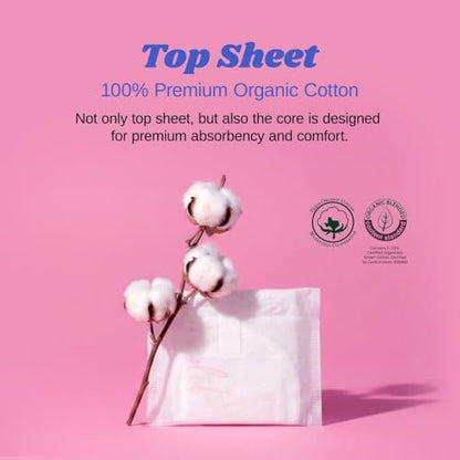 Livlit Ultra Dünne Slipeinlagen, 100% zertifizierte Bio-Baumwolle aus Texas, leichte Saugfähigkeit, chlorfrei, unparfümiert, hypoallergen (40 Stück)
