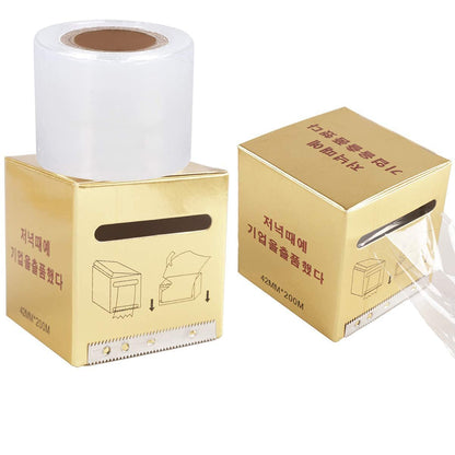 CICITOYWO Transparente Folienrolle für Microblading und Permanent Make-up – 2er-Pack, wiederverschließbar, 5 cm x 5 cm
