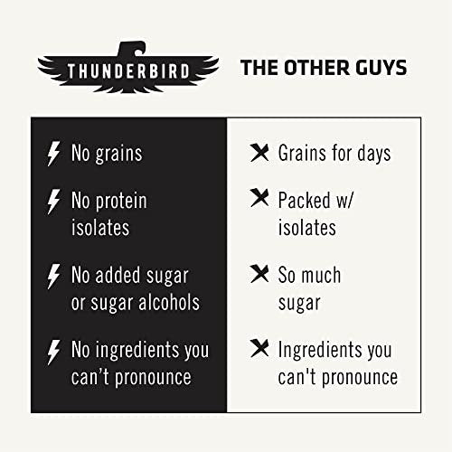 Thunderbird Real Food Energy Bars – Cashew Feige Karotte, 1,7 oz, Frucht- & Nuss-Riegel, ohne Zuckerzusatz, glutenfrei, 12er-Pack