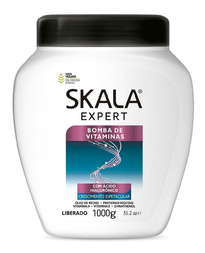 Skala Expert Bomba de Vitaminas – SOS Haarbehandlung für kräftiges Haar, 35,2 Unzen