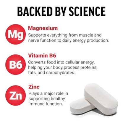 Force Factor Zink-Magnesium-Aspartat – Nahrungsergänzungsmittel für Muskelregeneration, Leistung, besseren Schlaf & Immunsystem, 60 Tabletten
