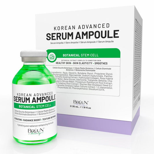 BRÜUN SC - Control Botanical Stem Cell Ampulle - Korean Serum Booster für Gesichts- und Körperhautpflege 35 ml