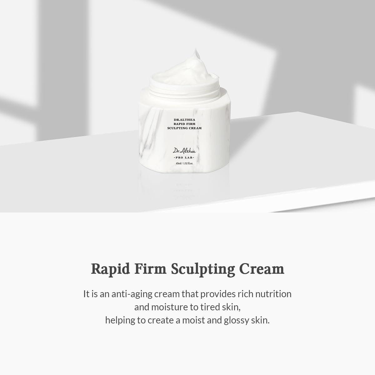 Dr.Althea Rapid Firm Sculpting Cream – Faltige Creme für straffe & glasige Haut | Vegane koreanische Hautpflege, 1,7 fl oz