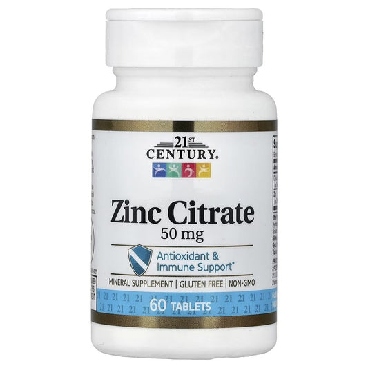 21st Century Healthcare Zinkcitrat Tabletten 50mg, 60 Stück