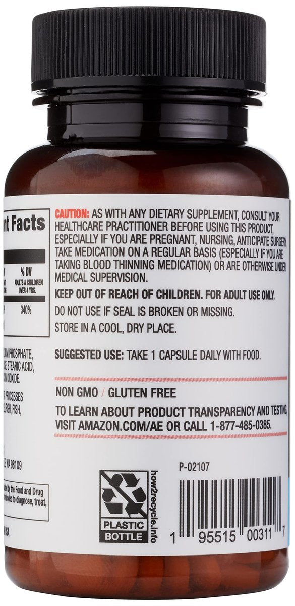Folsäure 800 mcg pro Portion, 180 Tabletten, Nahrungsergänzungsmittel für Frauen zur Unterstützung der gesunden pränatalen Entwicklung, 6-Monats-Vorrat