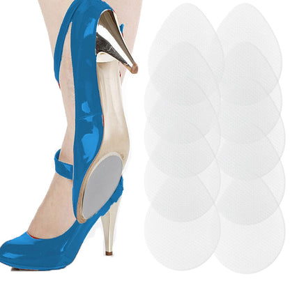 Selbstklebende Anti-Rutsch-Pads für Schuhe – Grip-Verstärker – 5 Paar (Transparent)