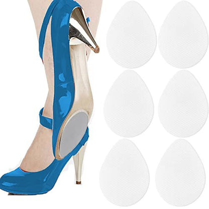 Rutschfeste Schuhpads, selbstklebend, Anti-Rutsch-Schuhgriffe, Gummisohlen-Schutzfolie, klar, 3 Paare