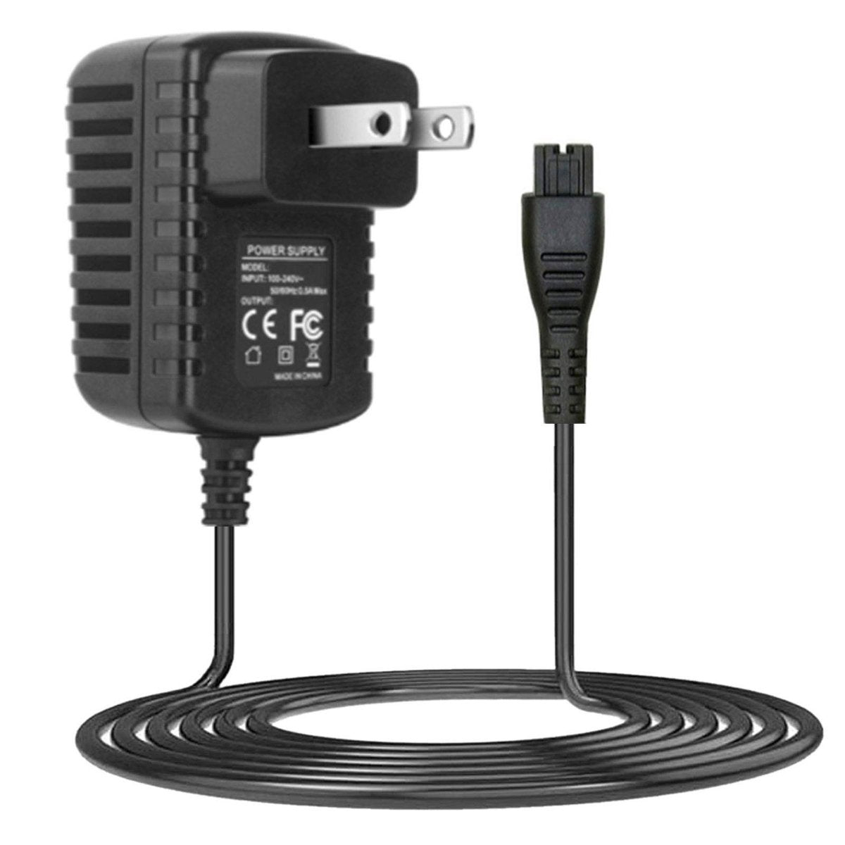 Ladegerät für Panasonic Rasierer Arc3 4 5 – Netzteil für Panasonic 3 4 5 Rasierer, kompatibel mit ES-LV65-S, ES-LA93-K, ES-RT51-S, ES-LA63-S, ES-LV95-S und mehr, AC/DC-Adapter
